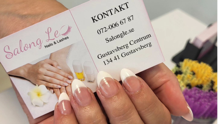 Nagelkonst på Salong Le